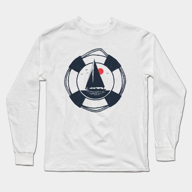 Sailor. Explorer Long Sleeve T-Shirt by SlothAstronaut